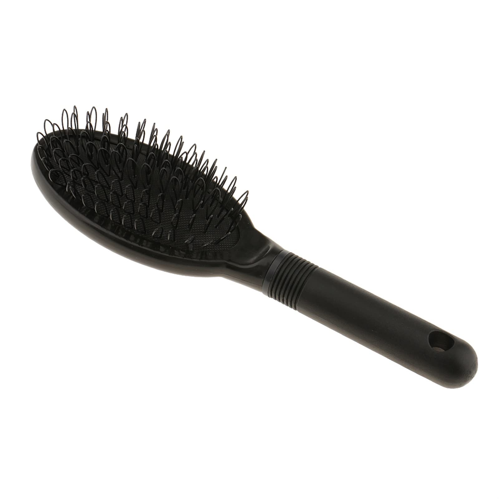 DieffematicSZ Grzebień Ring Tooth Plastic Black Wig Hairdressing Styling Hair Extension Comb