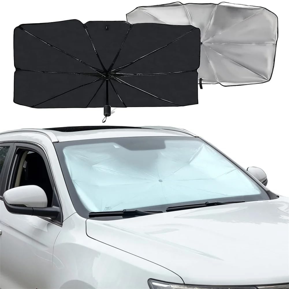 Parasol Coche Delantero Paraguas, para Toyota C-HR II 2023-2024 Parasol de Coche Delantero para Parabrisas Coche Protección Rayos UV