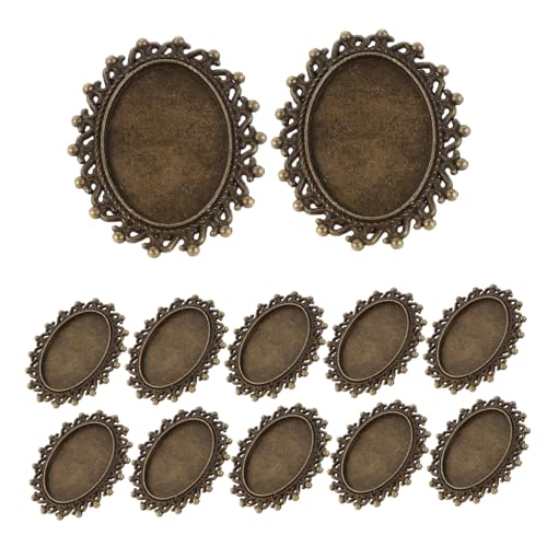 Pin de seguridad con base de broche ovalada para accesorios DIY 2