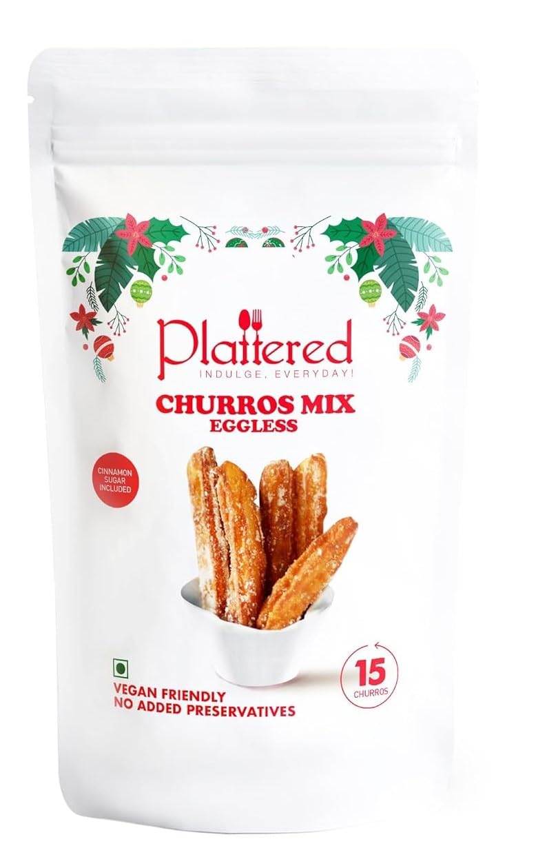 Plattered Eggless Churros Mix 220g