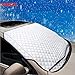 Produktbild AoforzBrand Winter Heißer SUV 100 cm * 147 cm Auto Fenster Schnee Sonnenschutz Abdeckung Auto Fenster Sun Reflektierende Schatten Windschutzscheibe Für Mazda Sonnenschutz