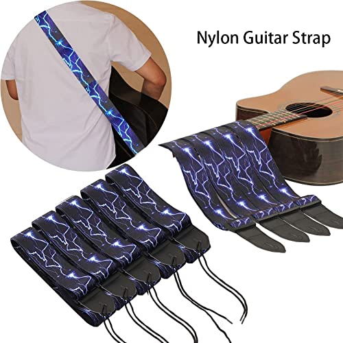 Basicon Sangle de guitare réglable avec extrémités en cuir et boutons pour guitare électrique, guitare acoustique et basse - Les Beatles, Paul McCartney, John Lennon, RIngo Starr, George Harrison Basicon Sangle de guitare réglable avec extrémités en cuir et boutons pour guitare électrique, guitare acoustique et basse – Image 8