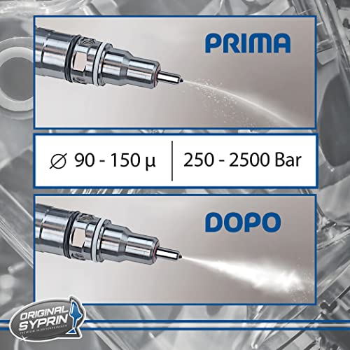 SYPRIN Diesel Pulitore Iniettori, Pulizia e Lavaggio per Iniettori, Ugelli di Iniezione, Filtri Antiparticolato Diesel, Dpf - Additivo Carburante 500ml