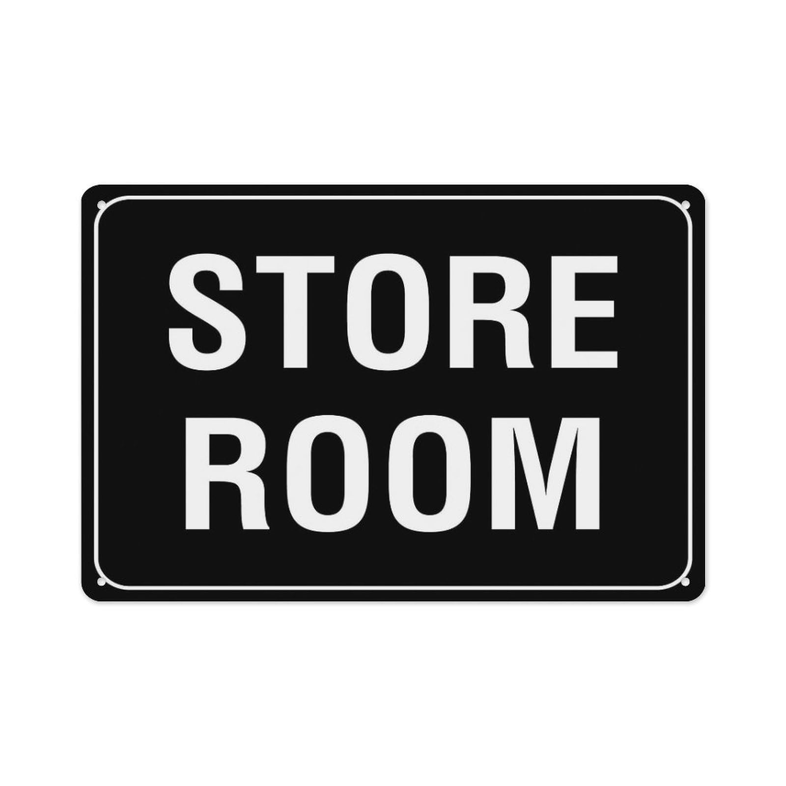 peiyeety Store Room Sign Aluminum Tin Warning Signs For Home Outdoor Garden 8X12 Inches
