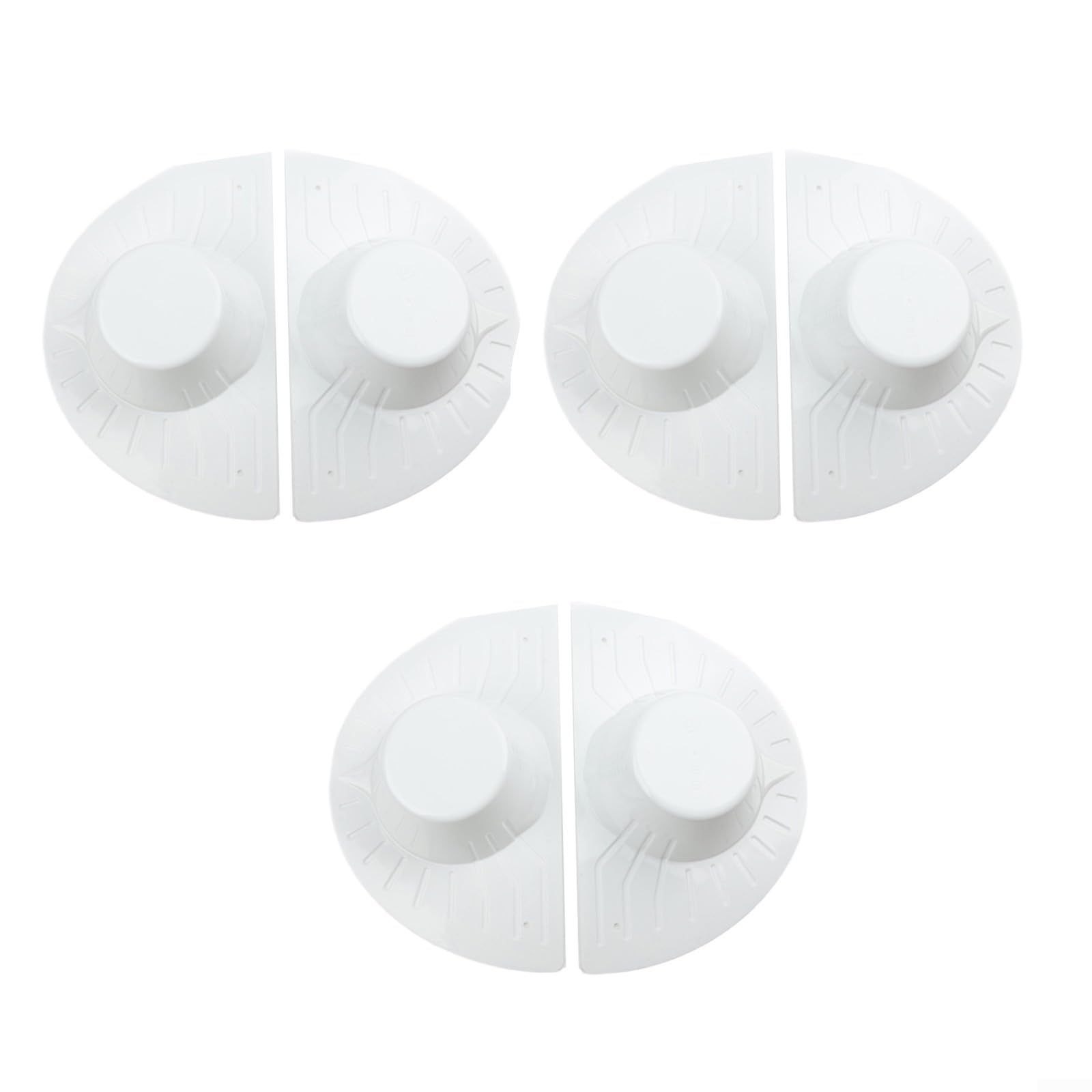 Bac de collecte d'urine de 900 ml - Antidérapant - Large ailes latérales pour siège de toilette - Blanc