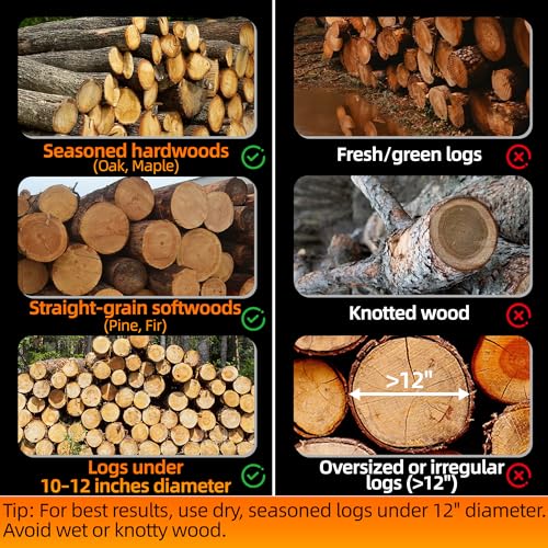 Heavy Duty Electric Log Splitter