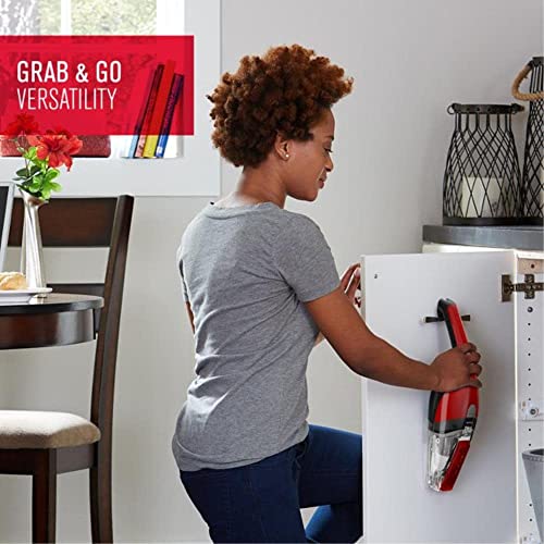 Dirt Devil Handheld Cleaner Quick Flip 8 Volt Lithium Cordless Red Hand Vacuum BD30010