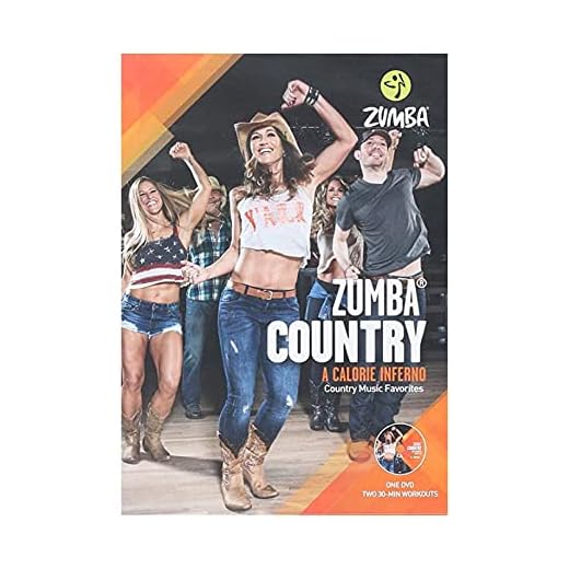 Zumba Country Dance Fitness Music Workout DVD