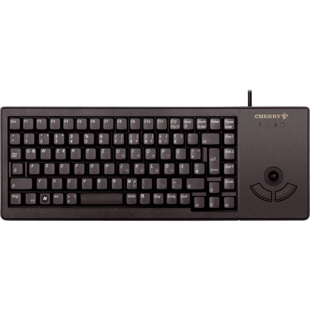 Keyboard Cherry XS G84-5400LUMDE-2 TRACKBALL - Schwarz - Kabelgebunden