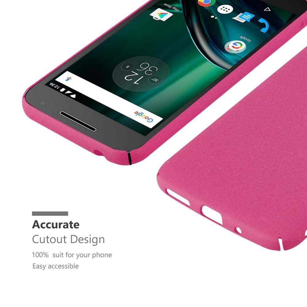 Cadorabo Hülle Für Motorola MOTO G4 PLAY In METALLIC BLAU Handyhülle Aus Flexiblem TPU Silikon Silikonhuelle Schutzhuelle Ultra Slim Soft Back Cover Case Bumper Cadorabo
