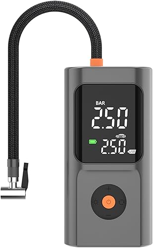 Miniatura 8 de PARDUS Inflador de neumáticos, compresor de aire portátil, bomba de aire de 150 PSI para neumáticos de automóvil con medidor de presión digital,