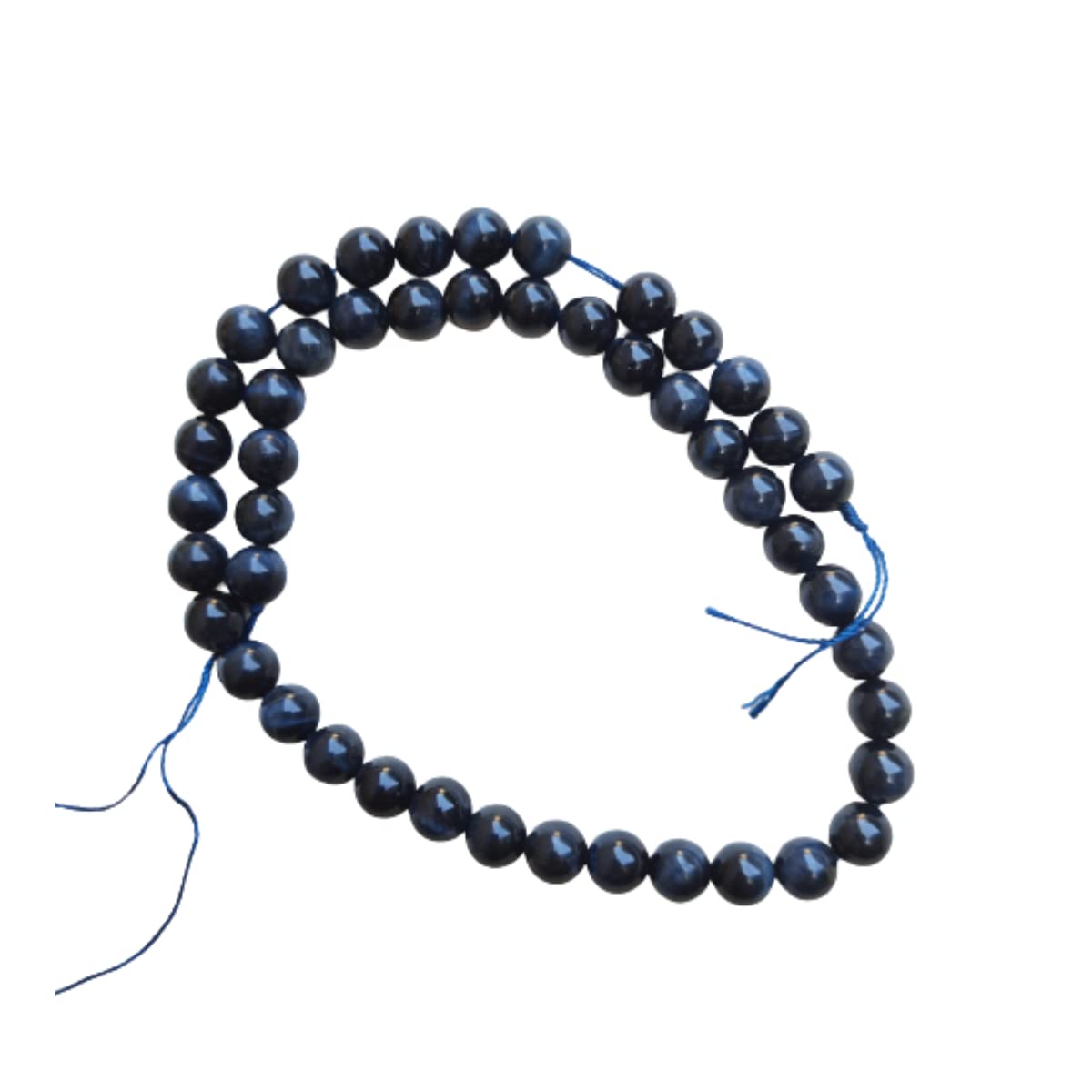 Maitri Export Natural Crystal - Stone/Beads/Gemstone 8mm Round Loose Beads in String for Making Necklace/Jewelry/Bracelet/Mala (Blue Tiger Eye Natural) (B09T3P2T3G) Amazon Price History, Amazon Price Tracker
