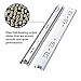 Full Extension Drawer Slides 10 Inch 2 Pairs Side Mount Metal Ball Bearing Drawer Slides Rails,10 12 14 16 18 20 Inch 100 LB Load Capacity Cabinet Wardrobe Slider Dresser Runners Kitchen Glides