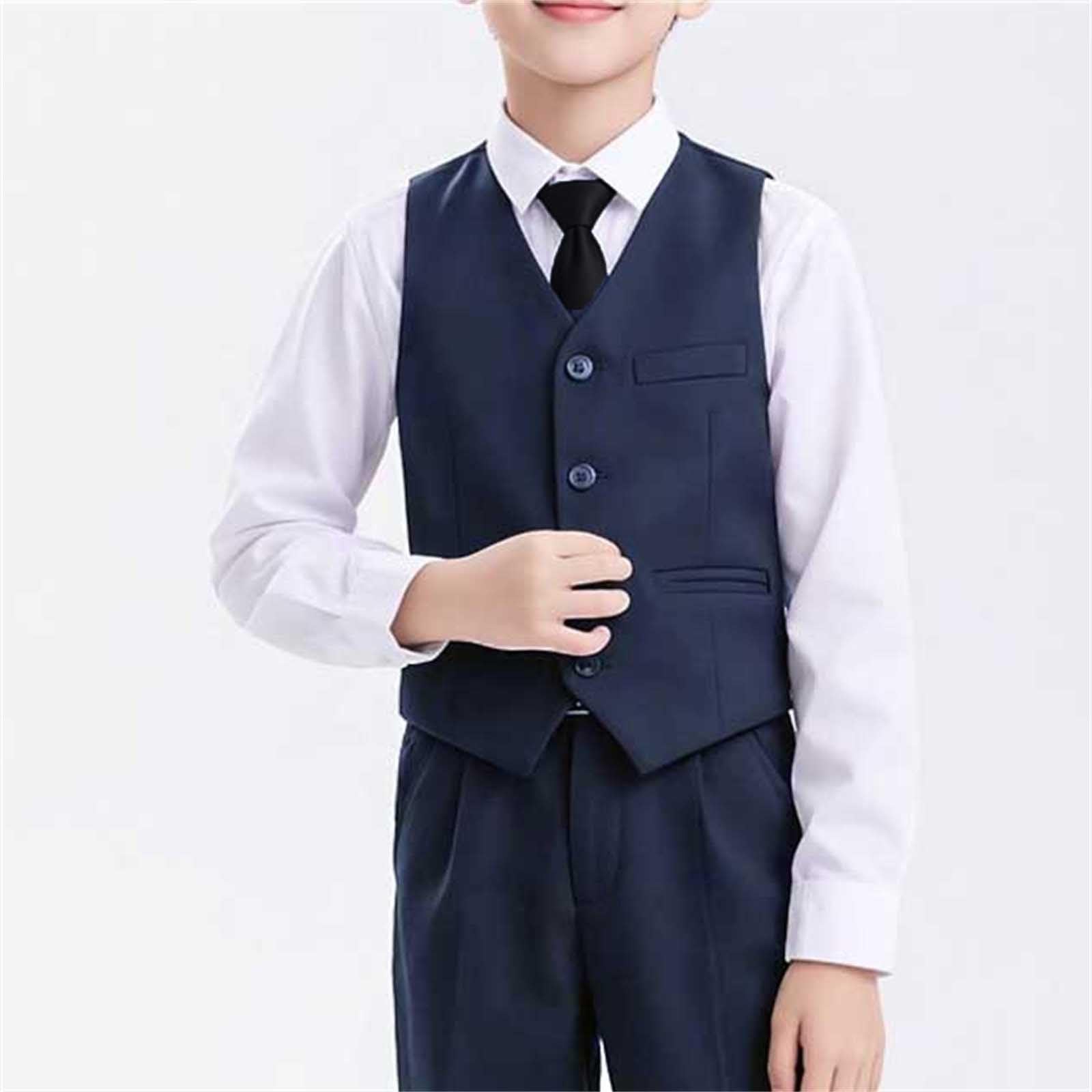 Generisch Kinder Anzug,Stilvolles Formelles Outfit FüR Jungen: Klassische Hose FüR Besondere AnläSse Schulveranstaltungen