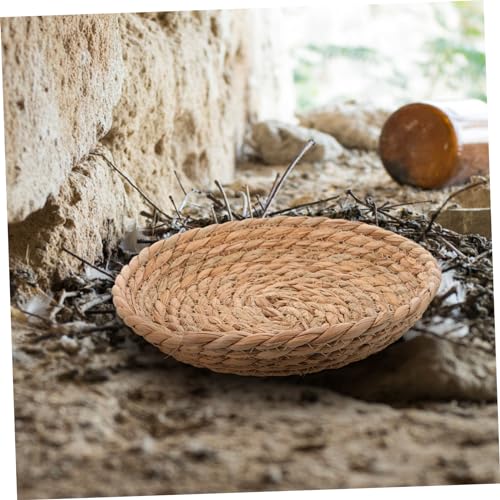 Happyyami 5stücke Geflochtenes Hühnerschlafnest Aus Stroh Für Kleine Haustiere Hühnernestbett Zum Brüten Und Eierlegen Schlafhütte Für Garten Und Bauernhof