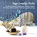 Alternative Imagination White Sage Smudge Stick Set – 3-Pack of 4-Inch Bundles for Home Cleansing, Meditation Rituals, Energy Clearing, Witchcraft Tools, Spiritual Gifts, Yoga, Altar, and Smudging