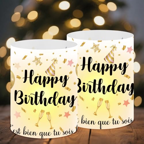 12 Photophore Bougie Deco Table Anniversaire Pinata Garcon Fille Bougie Chiffre Déco Joyeux Anniversaire Decoration Happy Birthday Deco De Table Decoration