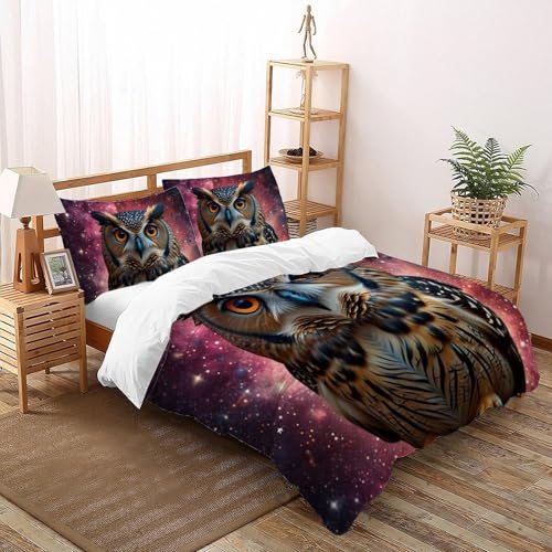 Housse de couette animaux 3D en microfibre premium douce et résistante - 2