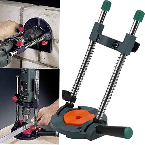 Soporte de Taladro Guía para Taladrar Móvil Soporte de Guía Multiángulo Ajustable para Taladro Eléctrico para Reparación 30 x 14 x 13.5cm