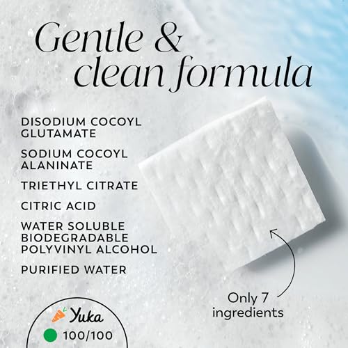 Image of Olay Face Wash, Gentle Cleansing Melts, Fragrance-Free, Daily Use Cleanser, For All Skin Types, Travel Size, Water-Activated to Clean, Tone, and Refresh, 32ct (Pack of 8)