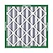Filterbuy 16x16x4 Air Filter MERV 8 Dust Defense (4-Pack), Pleated HVAC AC Furnace Air Filters Replacement (Actual Size: 15.50 x 15.50 x 3.75 Inches)