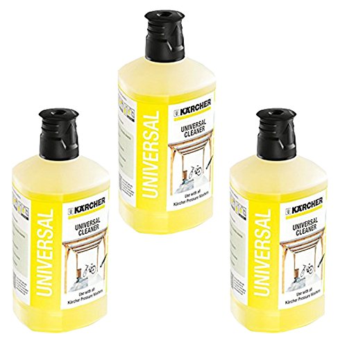 Karcher Universal Car Garden Patio Cleaner Pressure Washer Detergent K2 - K7 1 Litre x 3