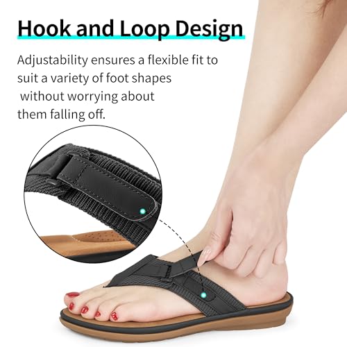 Womens Flip Flops Dressy : Comfortable Summer Thong Sandals - Ladies Casual Walking Shoes4