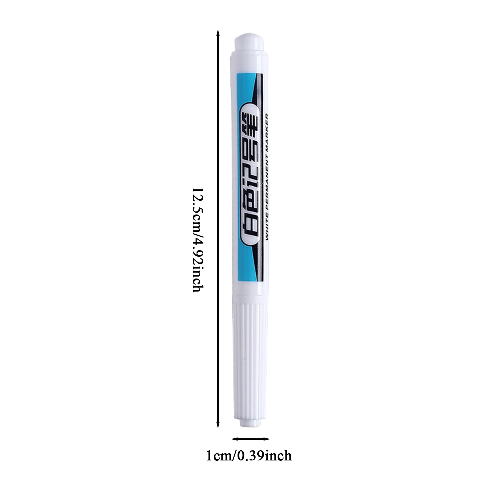 Luckxing Stylo De Peinture Pour Pneus Blanc | Stylo Marqueur Blanc Imperméable À Séchage Rapide | Crayon De Marquage Automobile Réutilisable Polyvalent Pour Réparation Décoration Usage Commercial