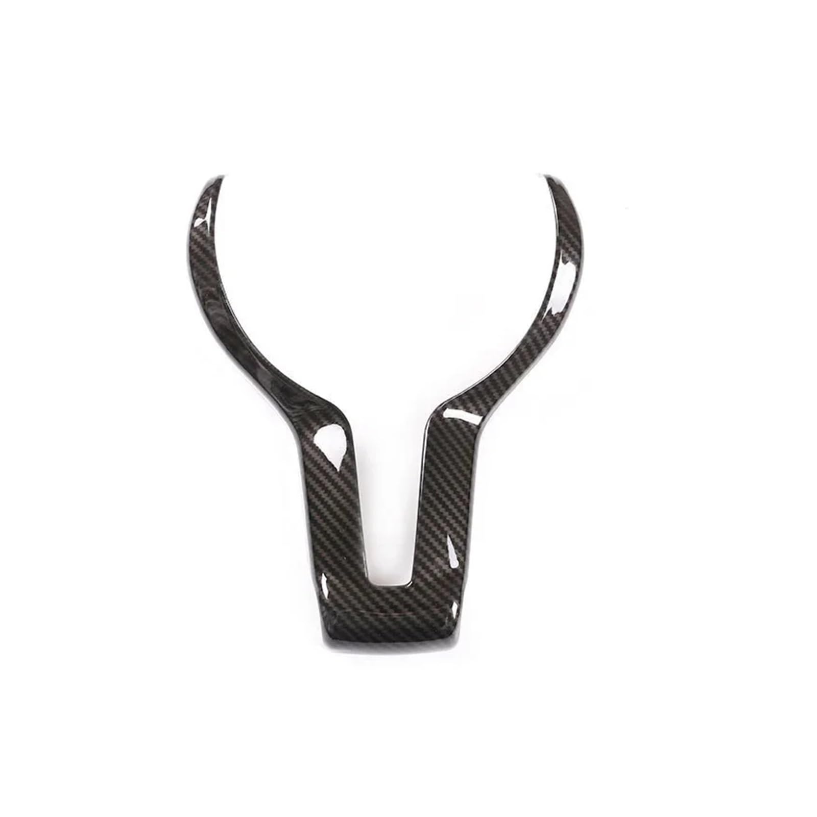 For, for BMW, for M2 M3 M4 M5 M6 X5M X6M 2013-2020, ABS Car Carbon Fiber Style Steering Wheel Cover Trim Decor Frame Sticker Accessories Steering Wheel Trim Cover