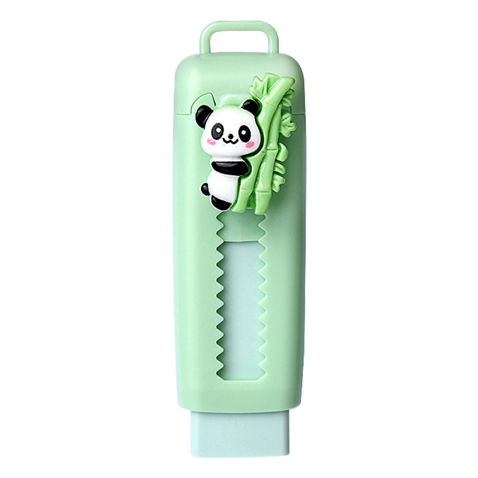 Gumka Push Pull, przesuwna wysuwana konstrukcja, 8x2,5cm, gumki do ołówków Panda, urocze artykuły pa szkolne, czyszczenie bez rozmazywania, dla dzieci uczniów do pisania malowania rysowania