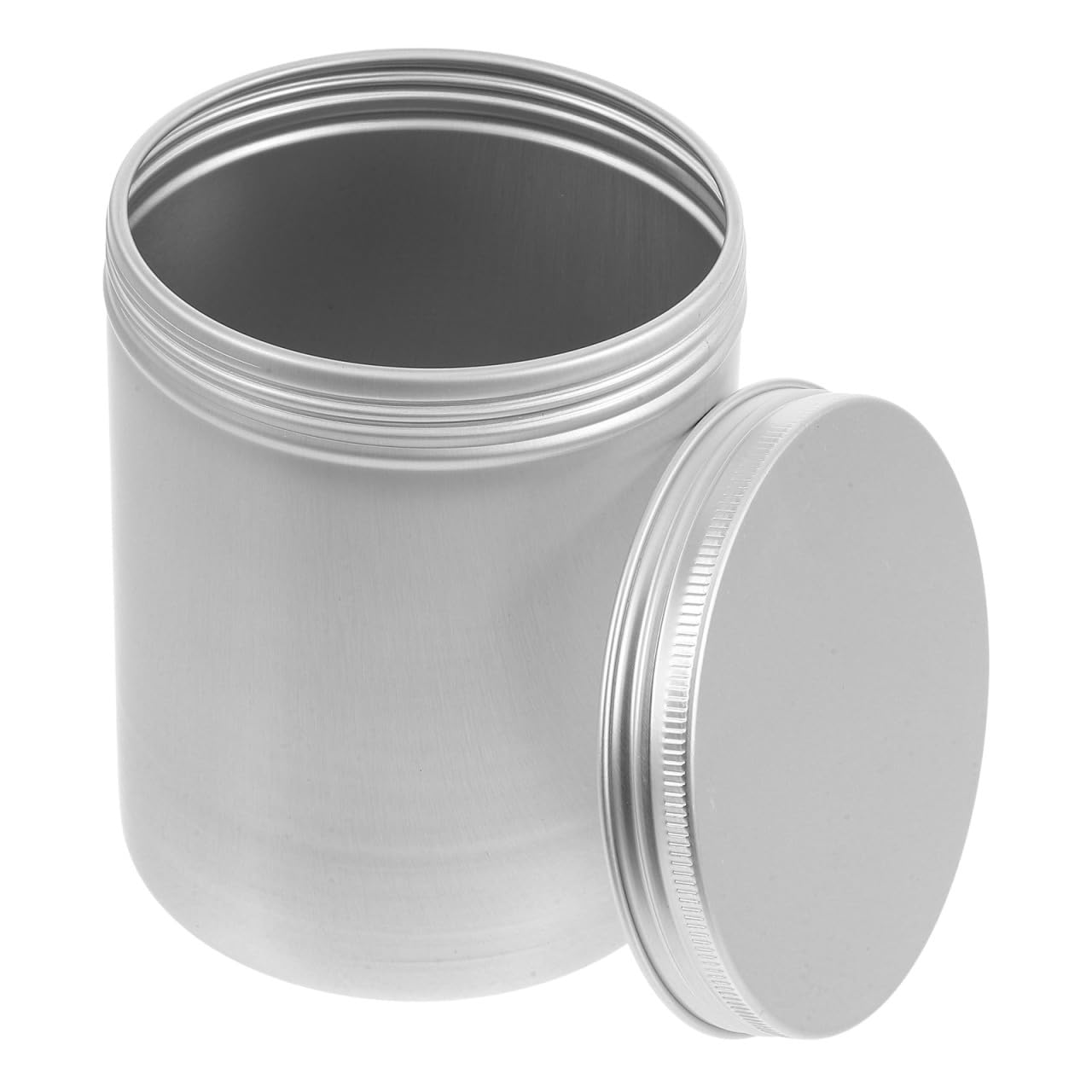 Kichvoe 500ml Tea Storage Canister Airtight Aluminum Tea Container for Loose Leaf Matcha Powder Multifunctional Kitchen Organizer with Sealed Lid for Freshness Preservation