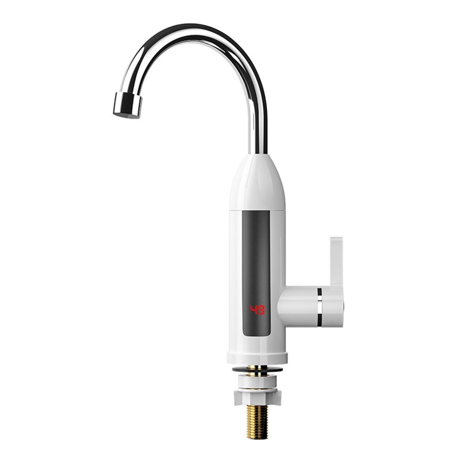 LNHHG Electric Water Heater Faucet 360-Degree Adjustable Instant Heating Taps(Bianco)