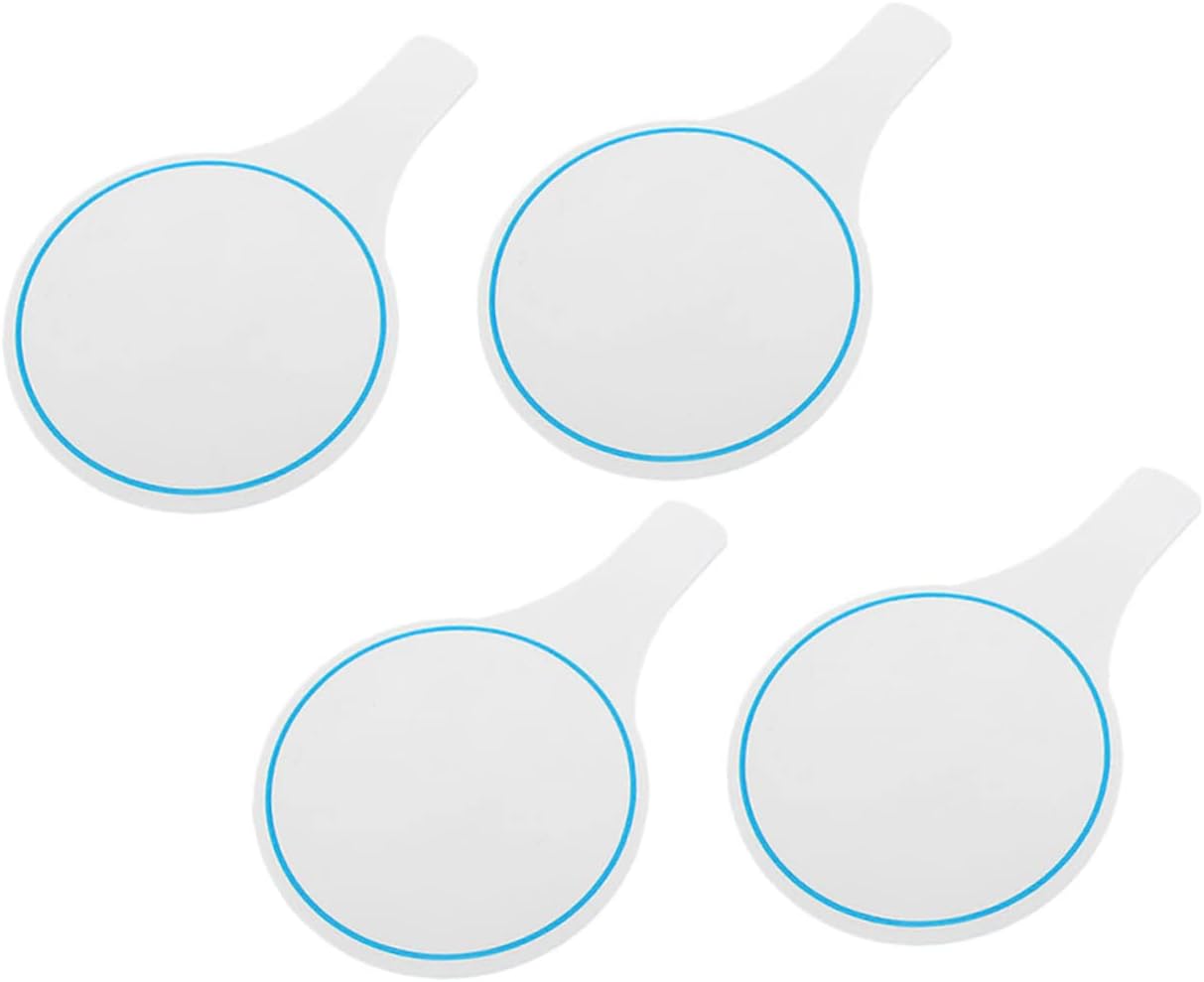 BESPORTBLE 8 Pcs Score Board White Board Dry Erase Scoring Board Dry Erase Board Small Mini White Boards Single