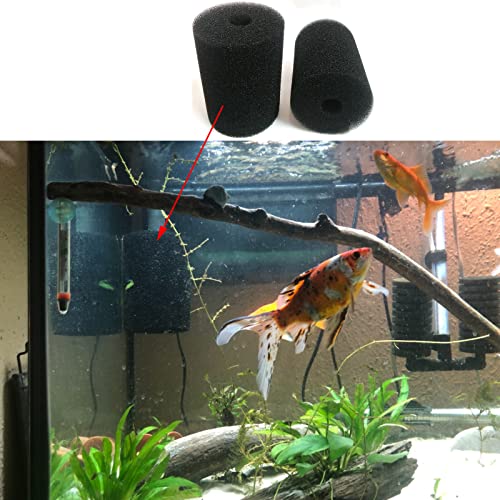 Image of 4 Pack Foam Filter Sponges for Canister Filters for Aquaclear 70 /110 Filters X-Large Overflow Filter Box Intake Round Pre-Filter 5.91 inch x 4.13 inch