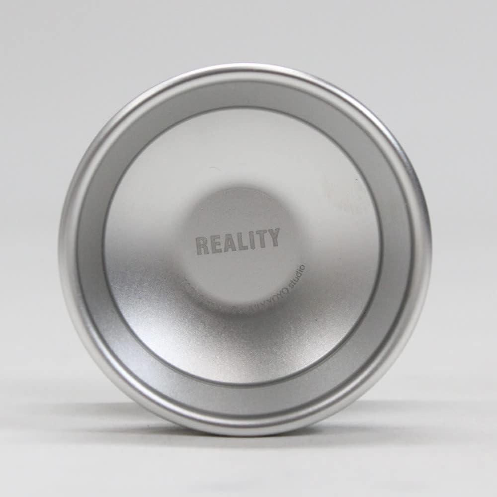 Reality Yo-Yo - TOPYOnation x July YOYO Collaboration - Bi-Metal YoYo (Silver with Black Ring)