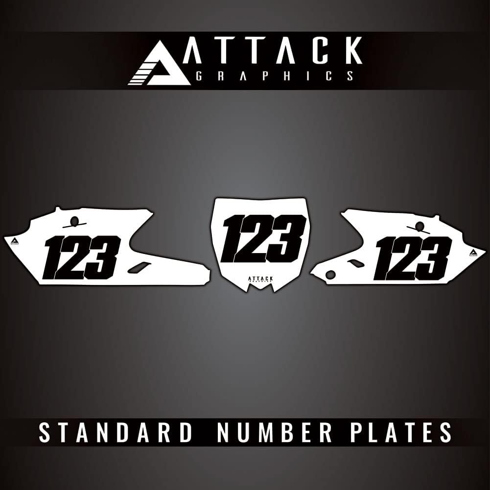 Standard Restyle Number Plate Backgrounds Cycra Powerflow Body Kit