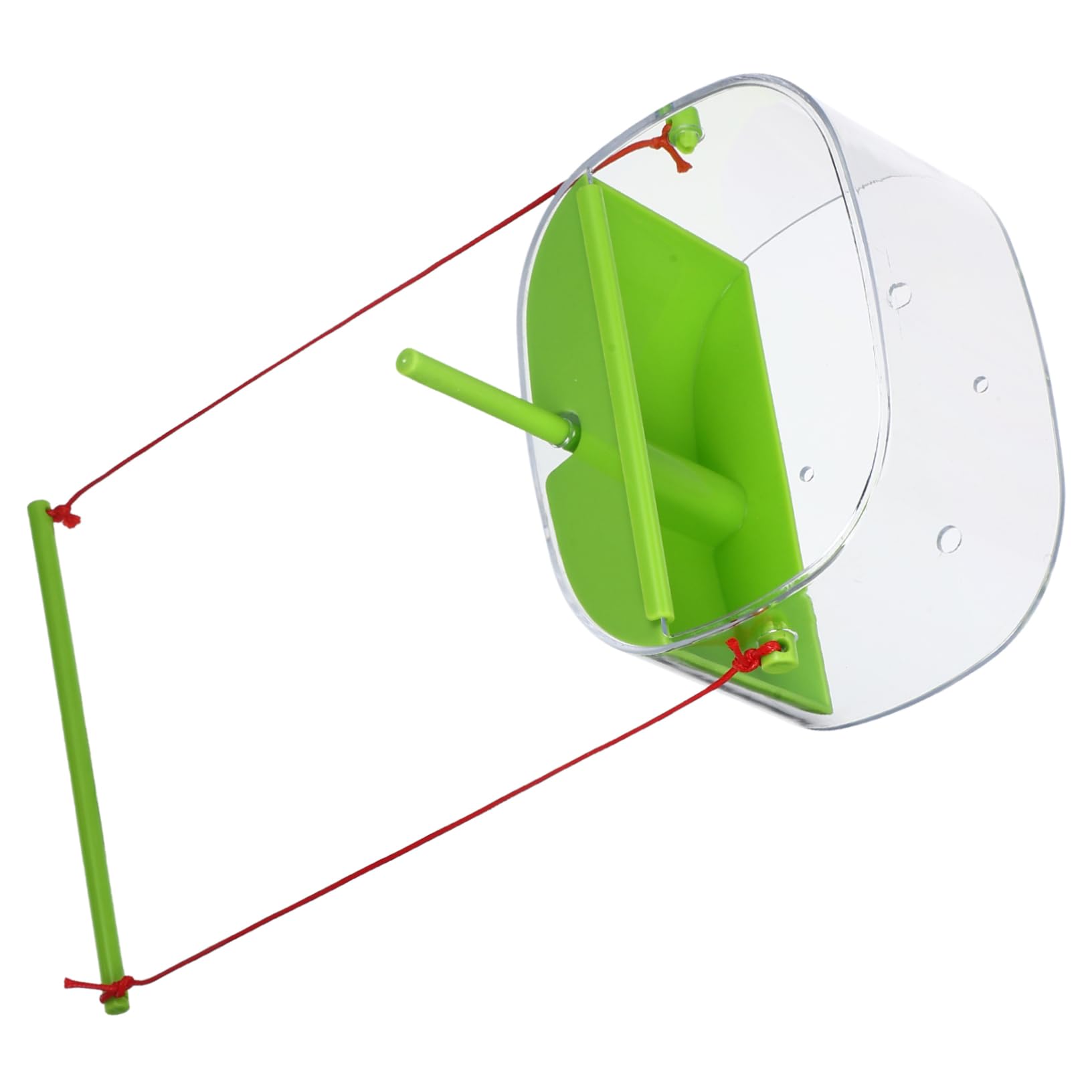 POPETPOP 3 Juegos Comedero para Pájaros Ventosa del Comedero del Colibrí De La Ventana Comederos De Pájaros De Ventana para Exterior Alimentador De Ventana Educación Física Green