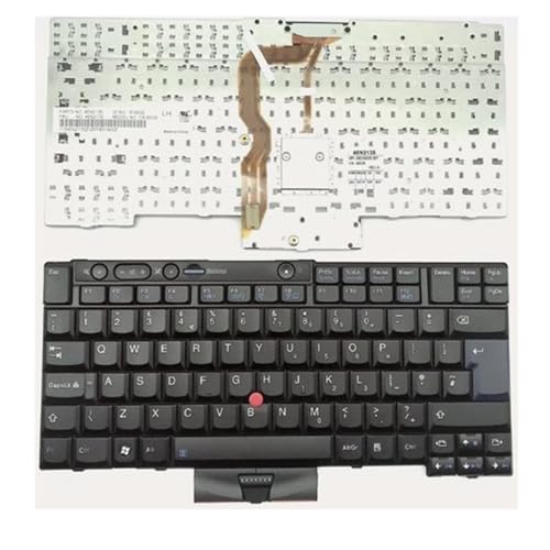 Clavier Lenovo ThinkPad T400s Noir Idéal pour Télétravail en Disposition UK