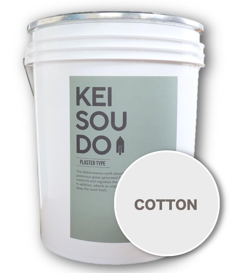 Amazon.co.jp: 珪藻土 塗り壁 壁材 塗料 KEISOUDO PLASTER TYPE (18kg