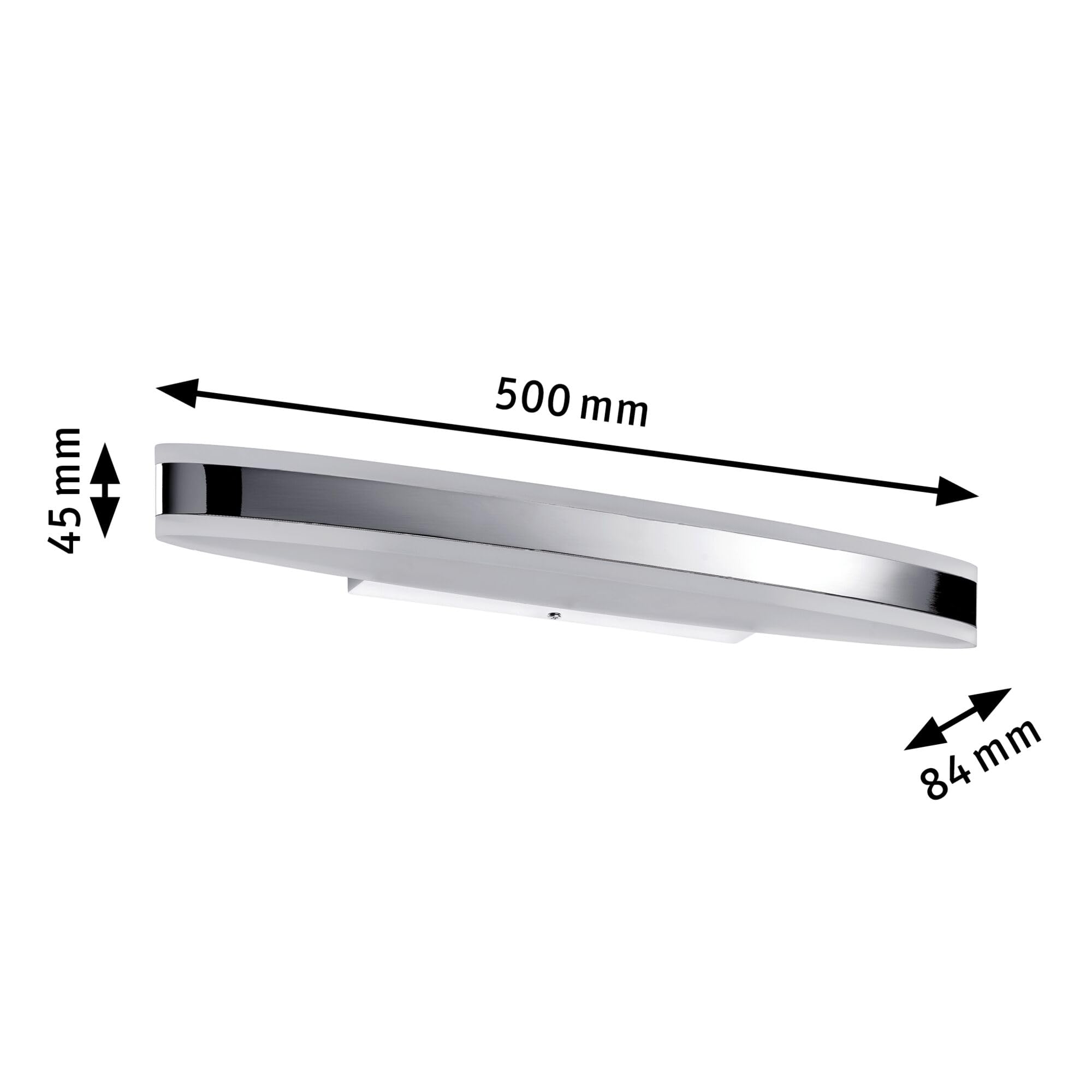 Paulmann 704.70 Wandleuchte, Integriert, silber