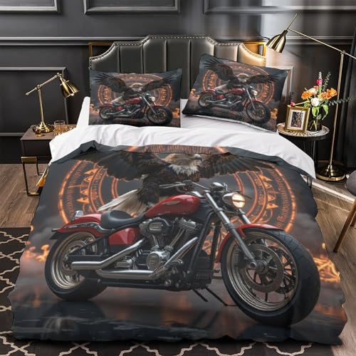 Parure de lit aigle en microfibre douce pour une chambre d'ado cocooning - 2