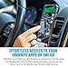 Naztech MagBuddy Car Air Vent Cell Phone Holder Mount [Hands Free - Easily Install] Universal for iPhone 15/14/13 Galaxy S24/S23, Pixel & More [Black]