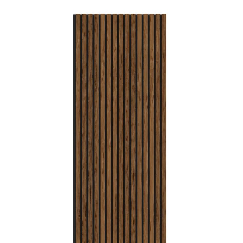 Tuda Grass Direct Acoustic Wall Slatted 3D Wood Veneer Panels Series 1-240cm x 60cm - Chestnut