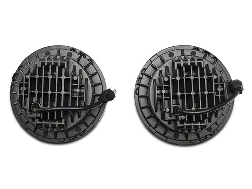 Axial Raxiom Series LED Daymaker Headlights; Chrome Housing; Clear Lens Compatible with 97-18 Jeep Wrangler TJ & JK - Thumbnail 6