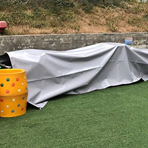 OKUOKA cobertizo lona impermeable gris 2x2m protector solar retráctil 8