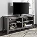 Home Accent Furnishings Millie Modern 58 inch TV Stand Console in Charcoal