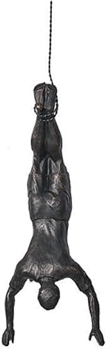 Miniatura 6 de Juego grande de 6 hombres trepadores de pared, 6 hombres escaladores negros + 3 rocas para ocultar uñas, decoración de pared, arte de pared,