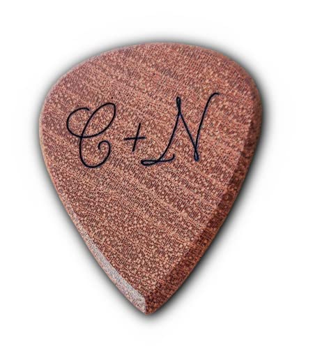 Médiator guitare en bois personnalisé avec texte et motif gravé, en bois massif d’acajou - Les Beatles, Paul McCartney, John Lennon, RIngo Starr, George Harrison Médiator guitare en bois personnalisé avec texte et motif gravé, en bois massif d'acajou – Image 5
