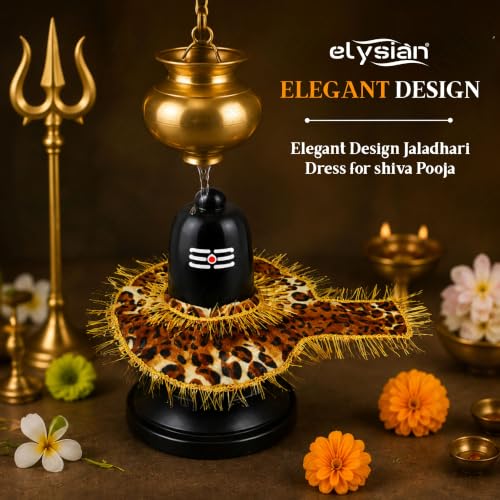 Image of Elysian Lord Shivling Dress /Fancy Lord Shivling Dress For Lord Shivling (Size - 45.72 cm /18 Inches)
