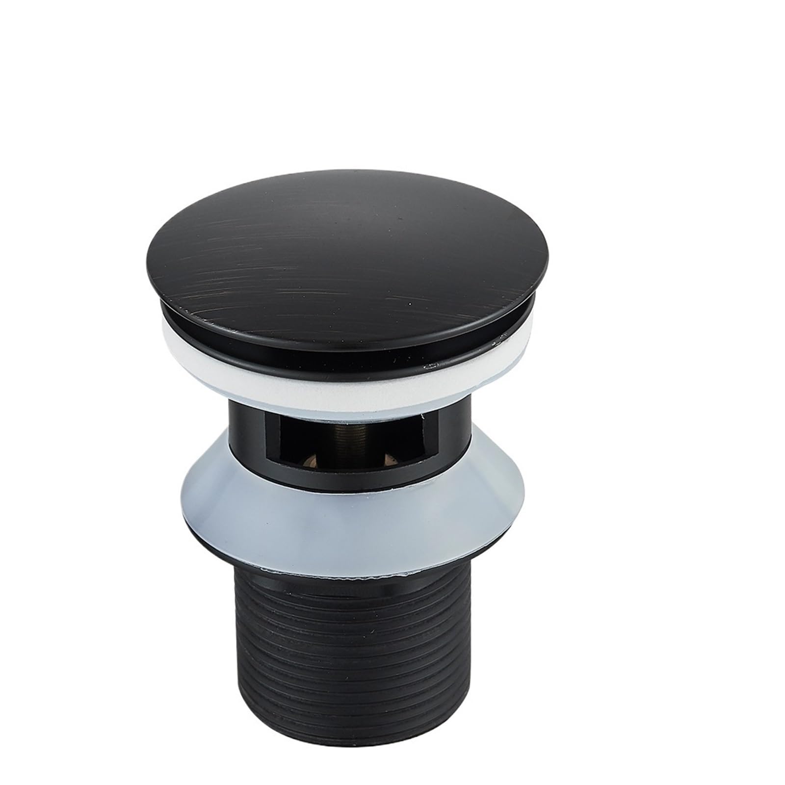 Pop Up Clack, Brass Pop Up Drain Stopper Replacement For Bathroom Sink With Strainer Multicolor(Orb Black a)